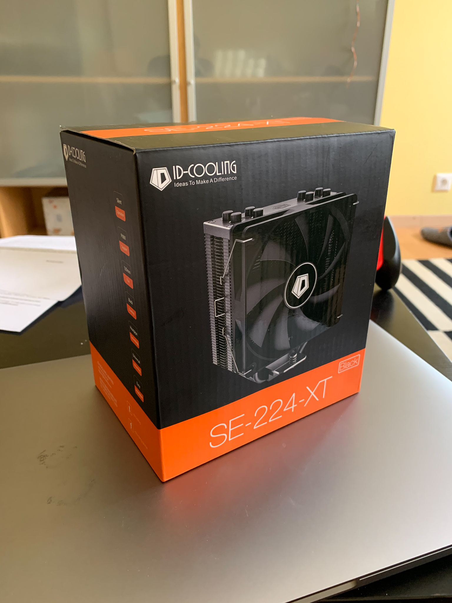 Replacing the stock Ryzen Wraith Stealth cooler with an ID-Cooling SE-224-XT